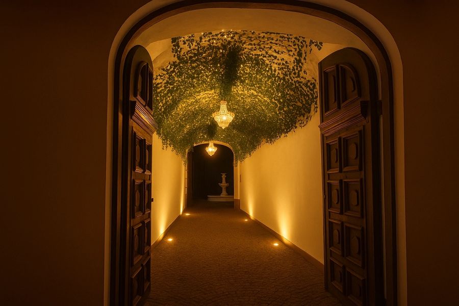 Fontana di Vino — wnętrze restauracji