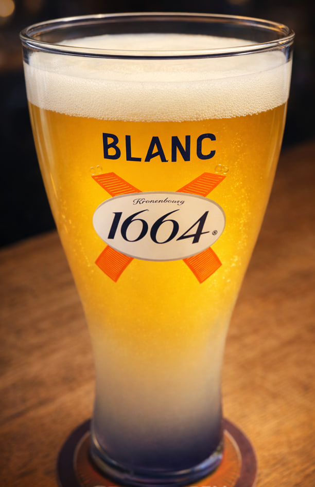 Kronenbourg 1664 Blanc on tap